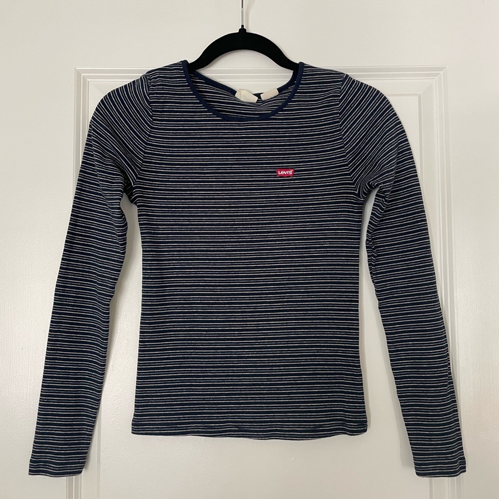 Levi’s Striped Long Sleeve T-Shirt (Size S)